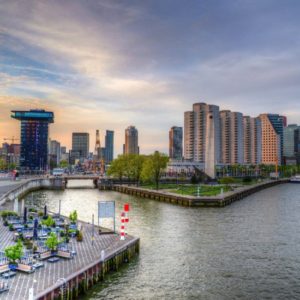 water squares Rotterdam Netherlands