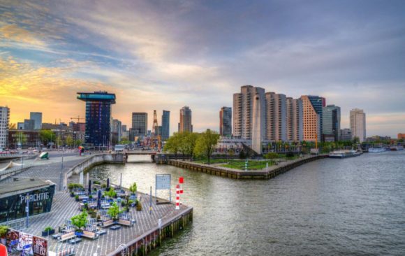 water squares Rotterdam Netherlands