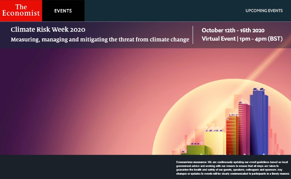 climate risk week 2020 the economist