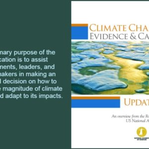 Evidence and Causes of Climate Change 2020
