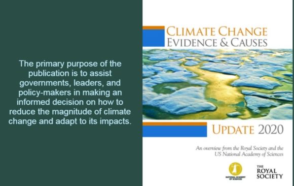 Evidence and Causes of Climate Change 2020