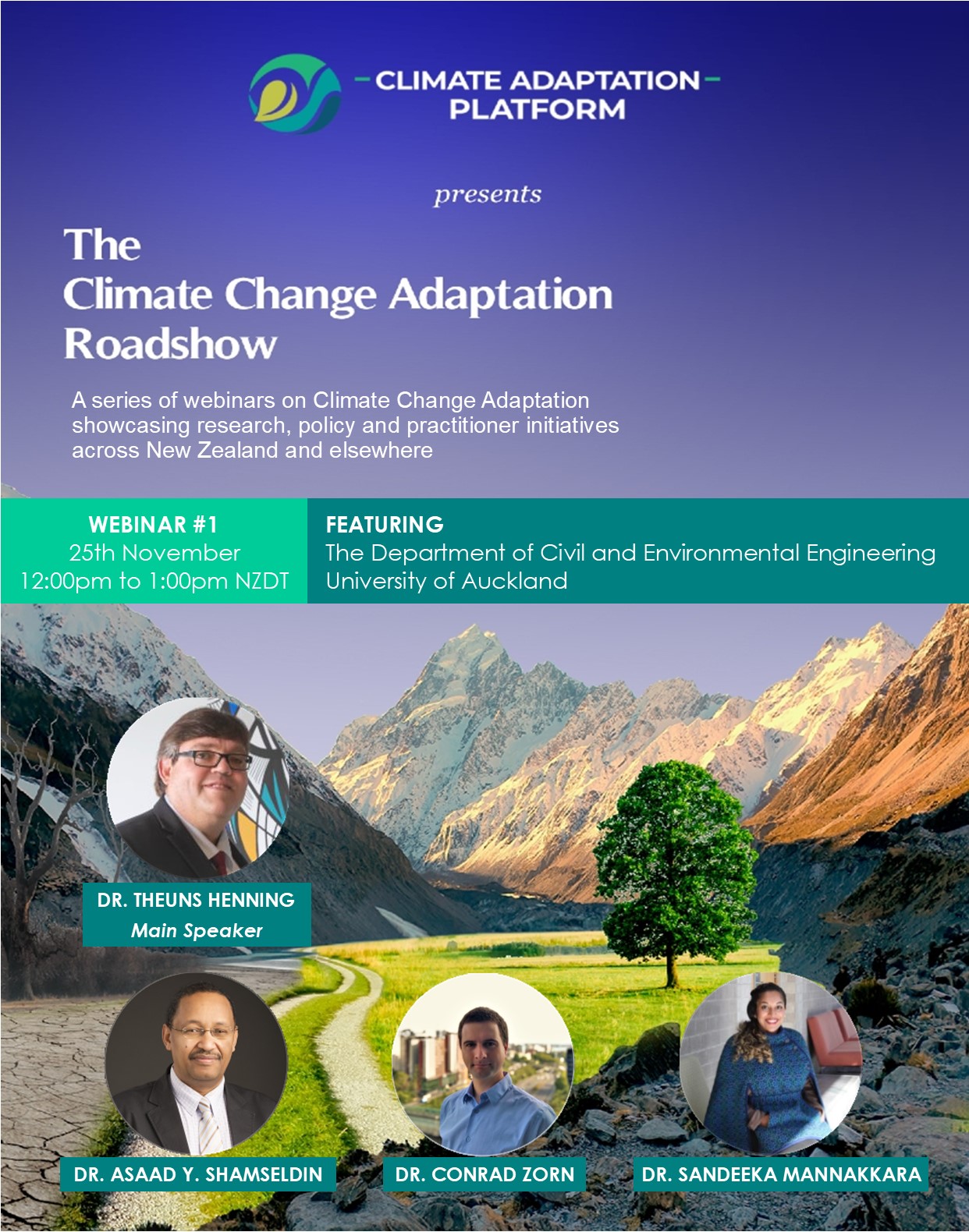 climate change adaptation webinars