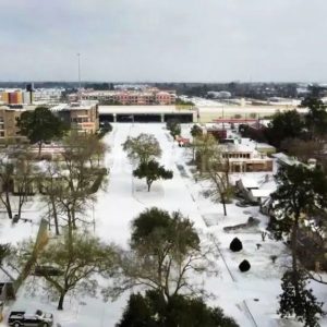 climate adaptation texas snow storm