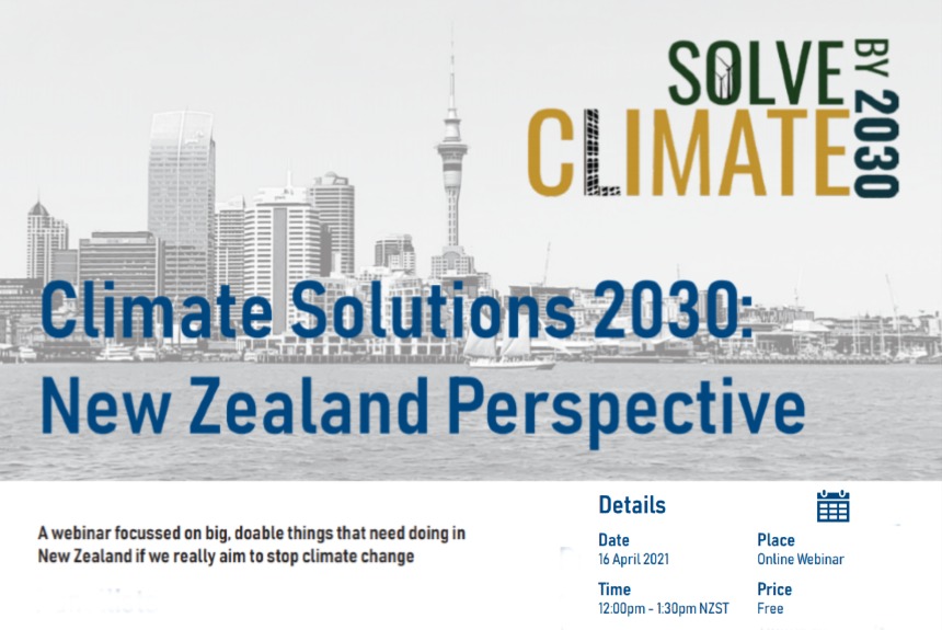 climate solutions 2030 New Zealand Perspective