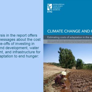 Climate Adaptation and Curbing Hunger by Investing in Agriculture R&D