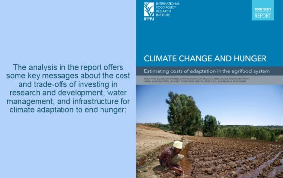 Climate Adaptation and Curbing Hunger by Investing in Agriculture R&D