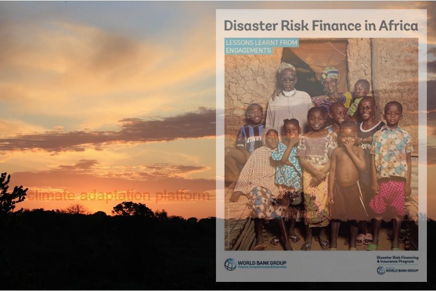 climate adaptation disaster risk finance africa