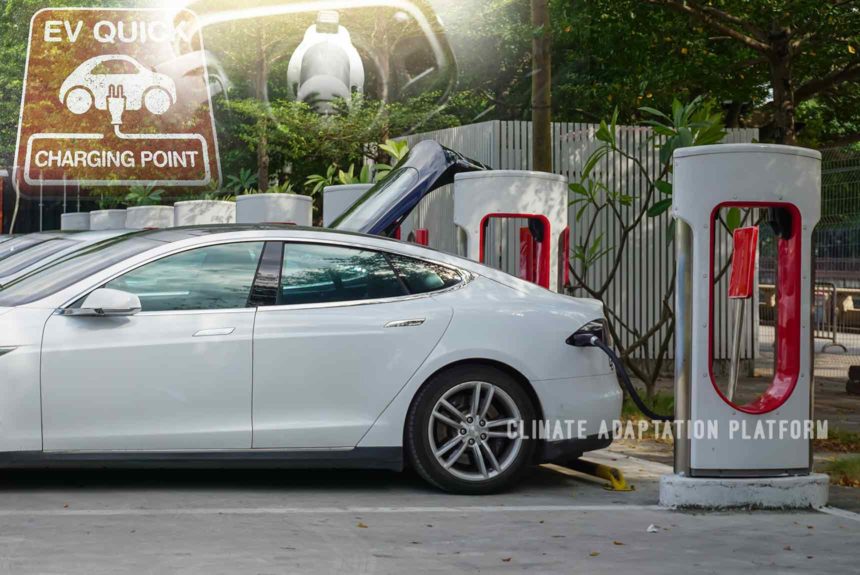 climate adaptation platform EV charging stations