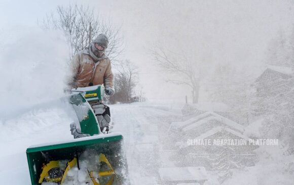 Climate adaptation "once in a generation" winter storm USA and Canada