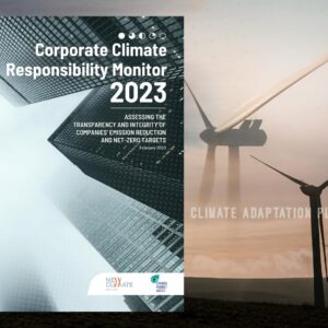 Climate Adaptation CCRM 2023 Report Shows Major Companies' Climate Pledges Lack Integrity