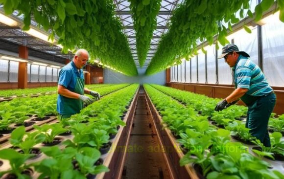 climate adaptation hydrophonics sustainable food