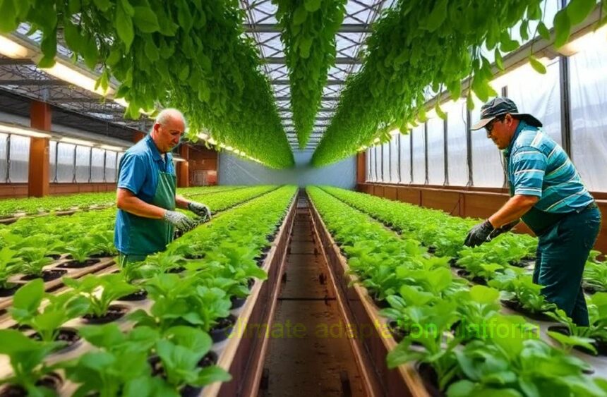 climate adaptation hydrophonics sustainable food